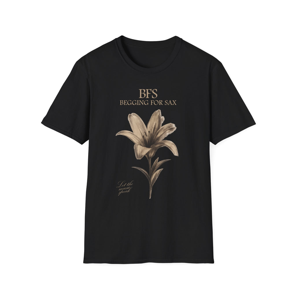 Begging for Sax | Floral Lily Graphic Tee