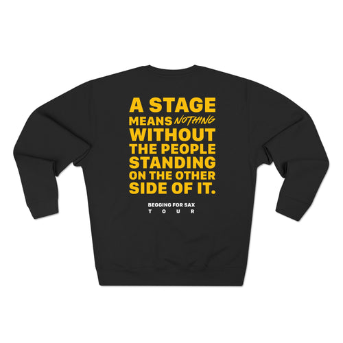 Begging For Sax Tour Crewneck Sweatshirt