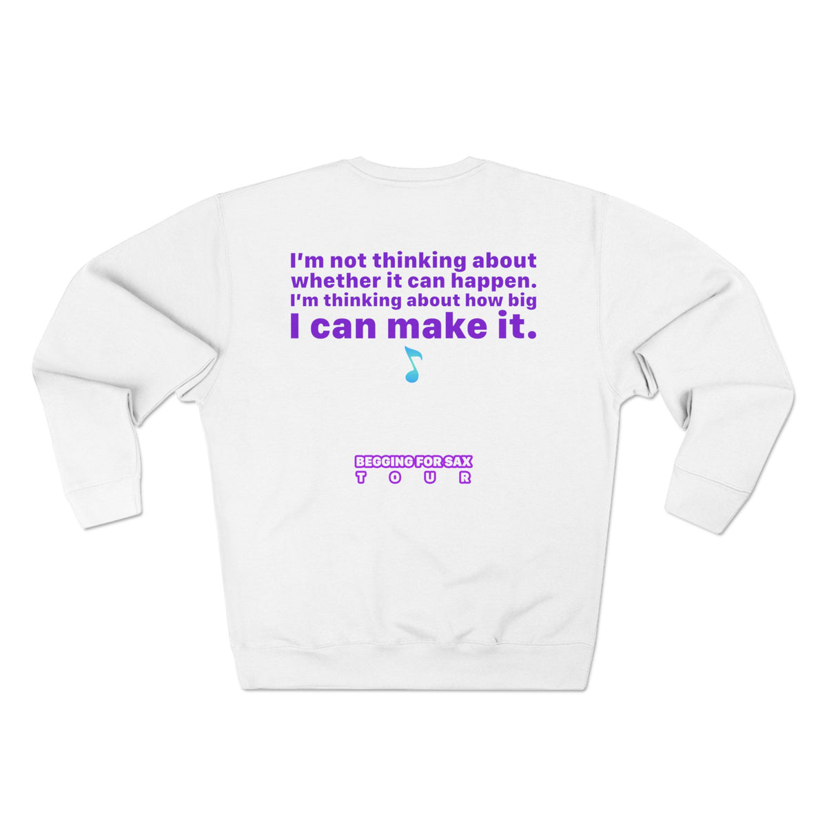 Retro Purple Crewneck Sweatshirt